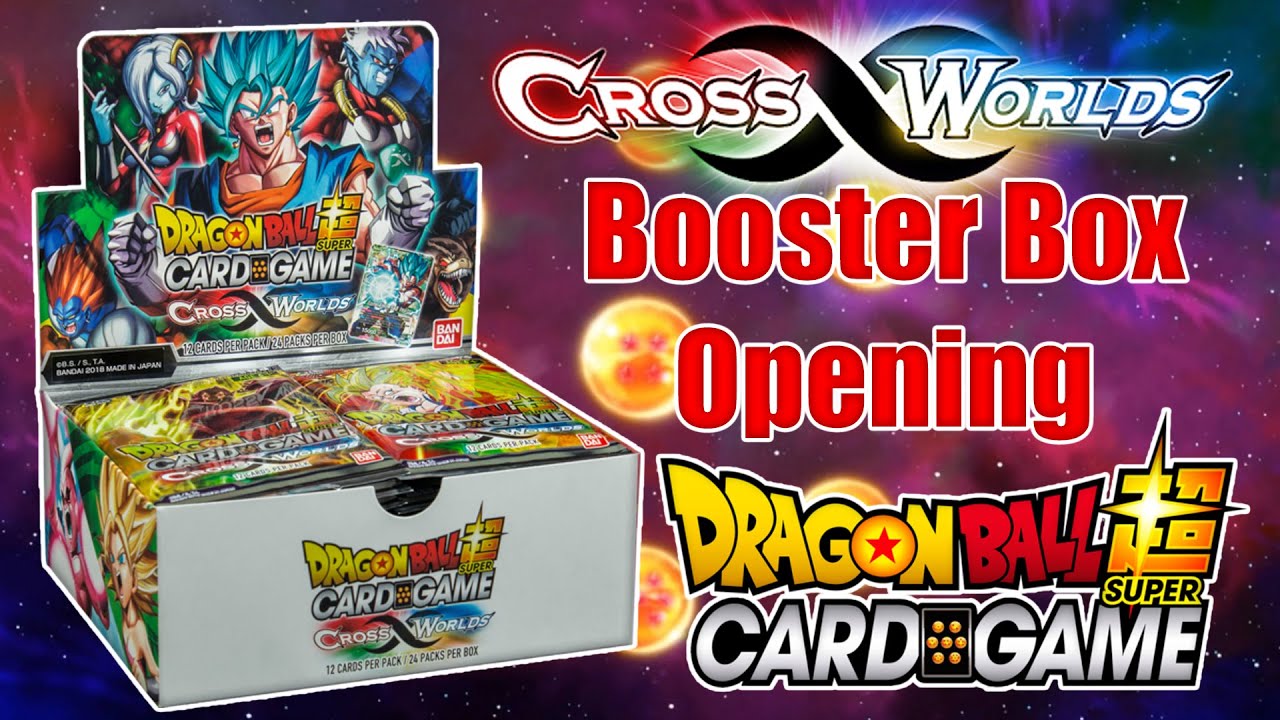 Dragon Ball Super Cross Worlds Booster Box Opening! (DBS TCG)