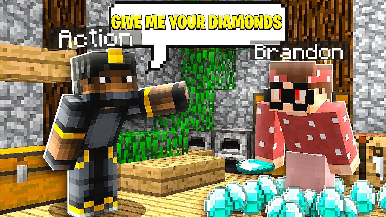 I Said YES to My BEST FRIEND For 24 HOURS in Minecraft Pocket Edition (Realms SMP S3 E46)