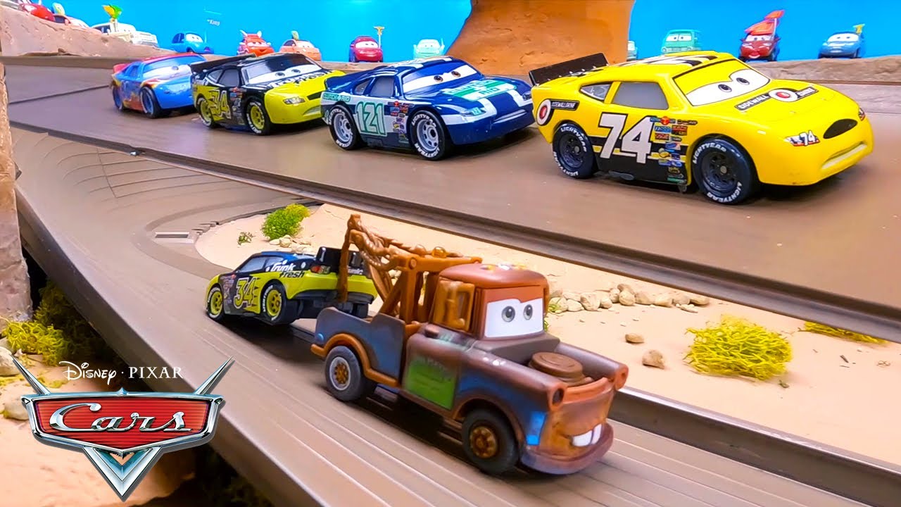 Which Race Car Will Be the Champion? | Radiator Springs All Stars Race Pt 2 | Pixar Cars | @disneyjr