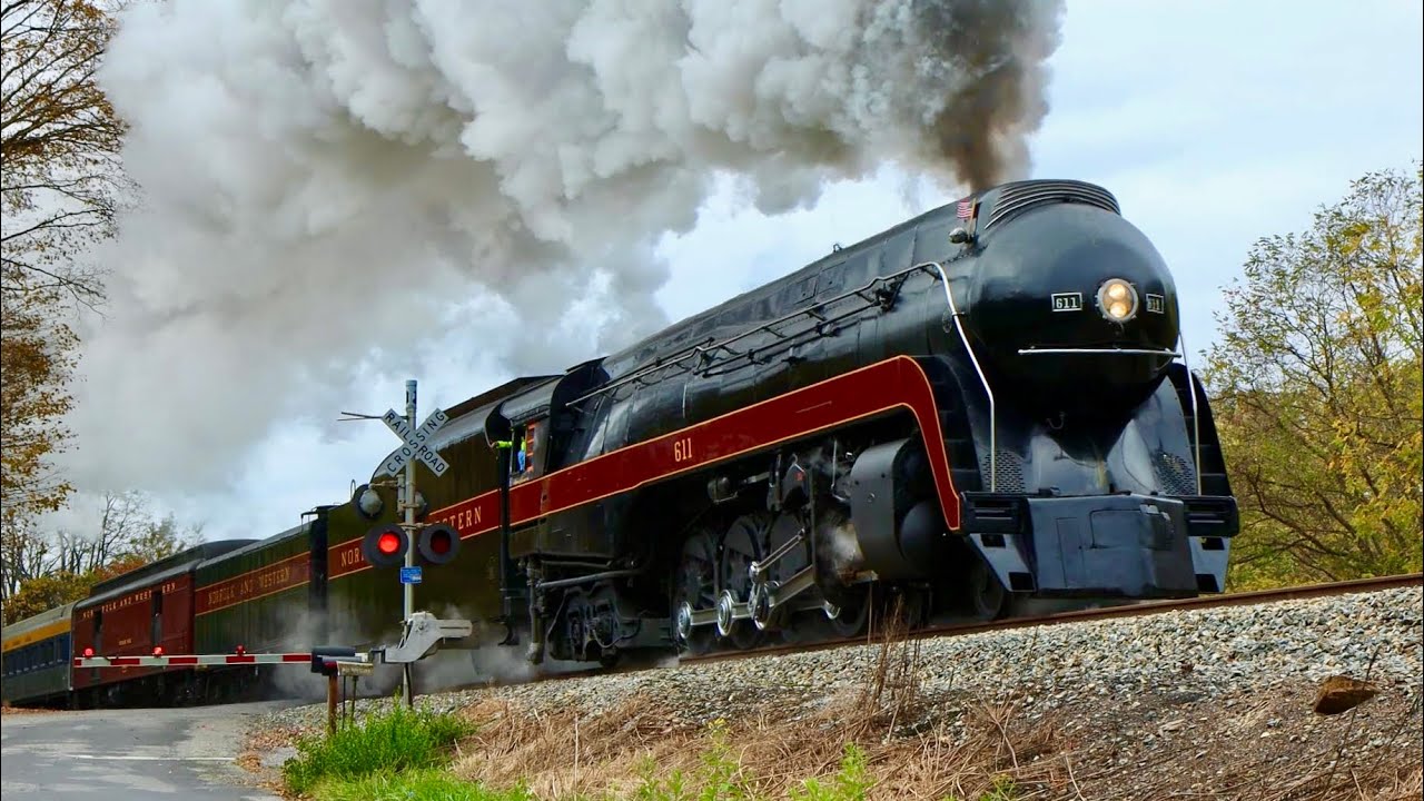Norfolk & Western 611: The Queen Returns To Shenandoah (4K)