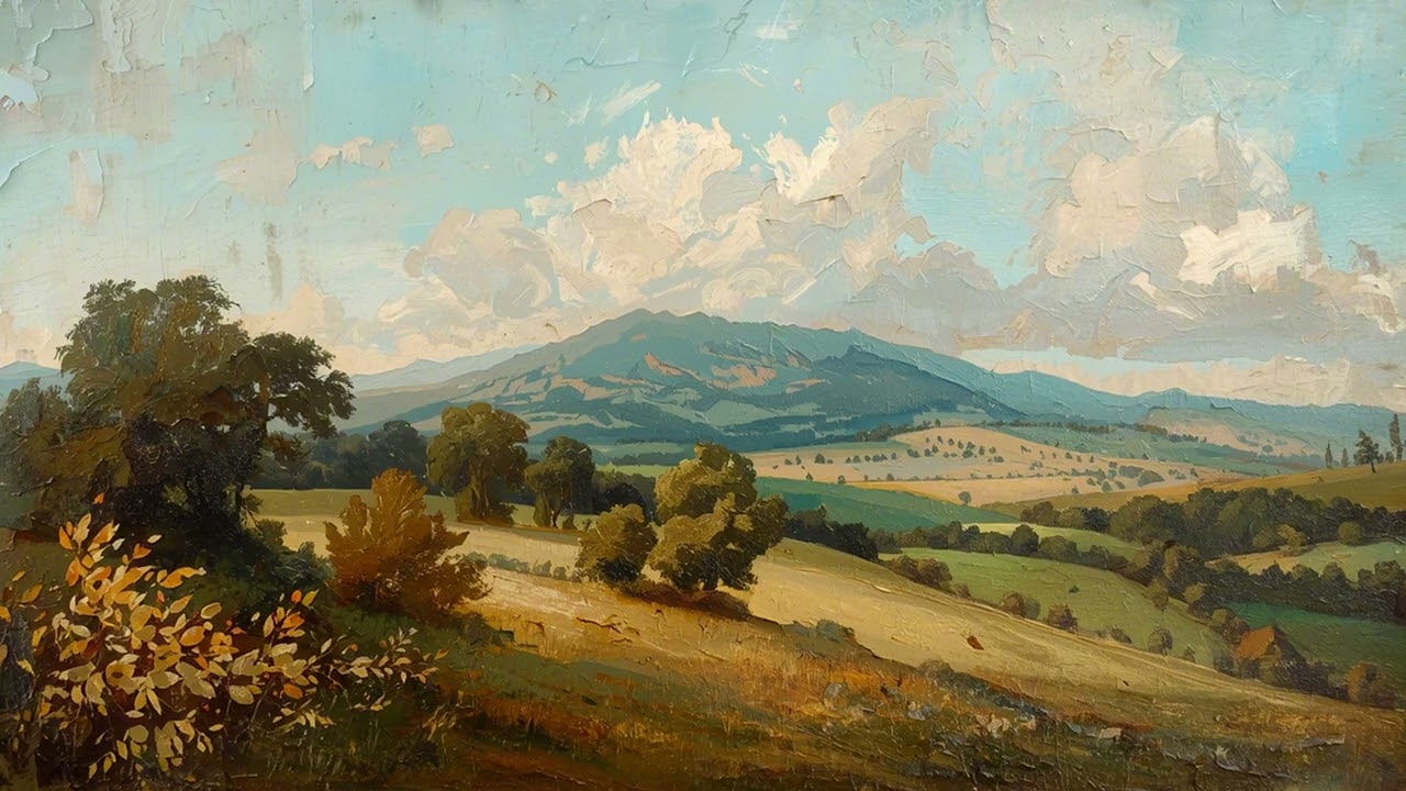 Turn Your TV Into Art  Quiet Agricultural Landscape Art  2 Hours  4K