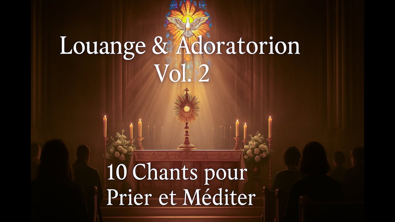 Louange & Adoration Eucharistique Vol. 2 – 10 Chants Catholiques en Français