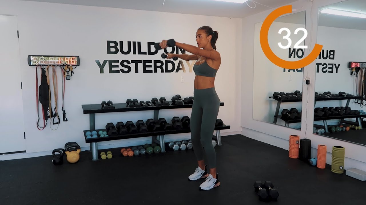 15 Min Upper Body (10lb Dumbbells) with Sami Clarke