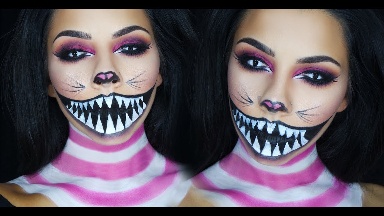 Cheshire Cat Halloween Makeup Tutorial | TinaKpromua