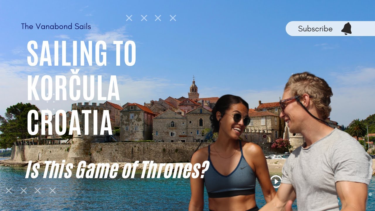 Sailing to Korčula Croatia
