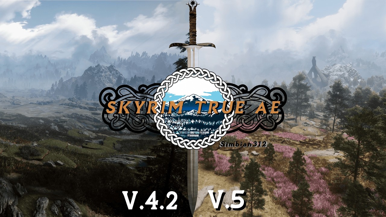 SKYRIM TRUE AE V5 И СРАВНЕНИЕ С V4.2!