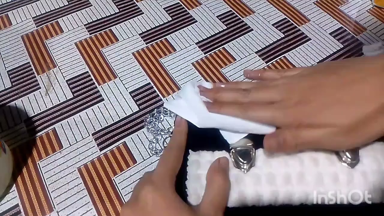 ရေခဲချည်အိတ် ရေလျှော်နည်း how to wash yarn bag