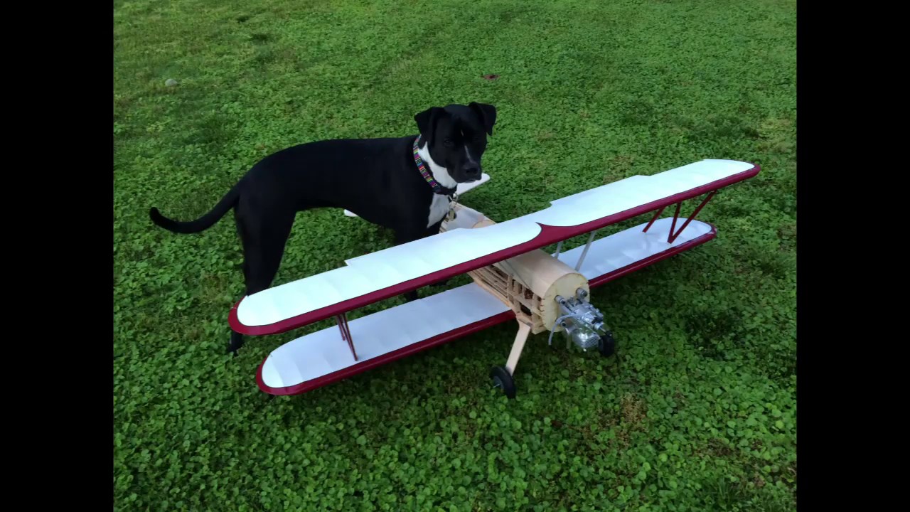 Midwest Super Stearman build and flight DLE-20cc