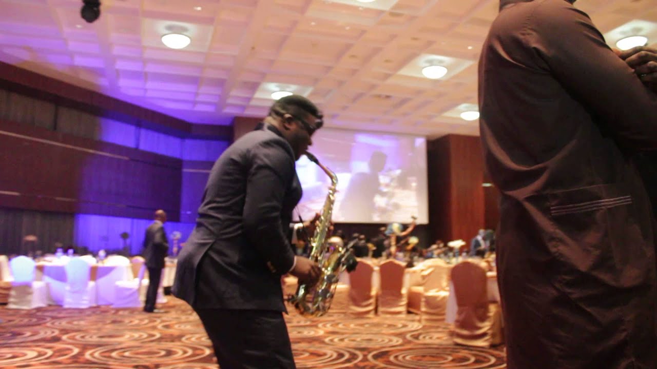 NIGERIAN BEST SAXOPHONIST OLUJAZZ   OJUELEGBA 50th ICAN ANNI     2015