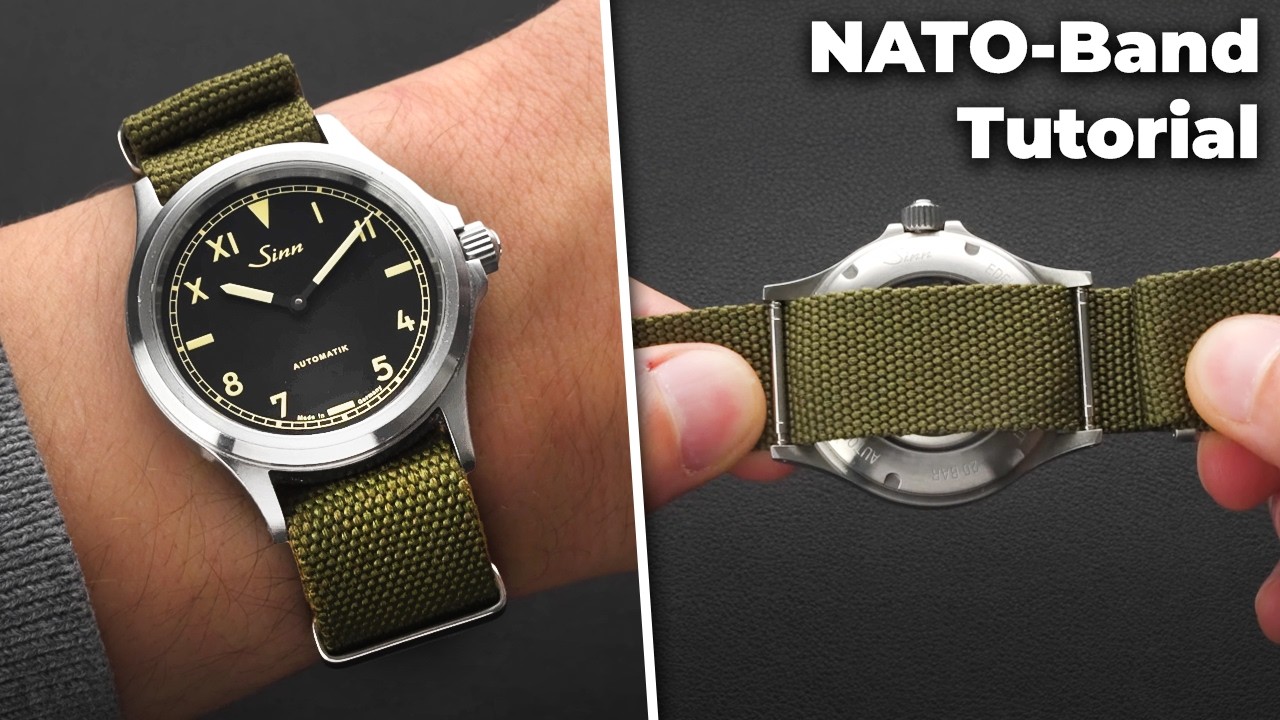 3 verschiedene Varianten ein NATO-Band zu tragen (Tutorial)