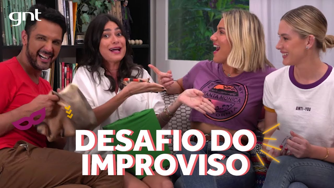 Thaila Ayala e Fiorella Mattheis são boas de improviso? | Gio Ewbank | Amores do Gioh no GNT