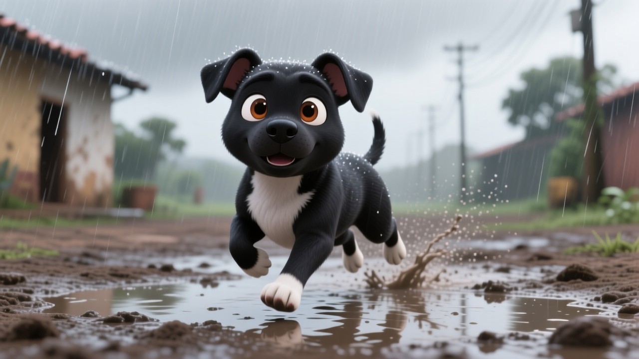 🌧️🎶 Pioggia, Pioggia, Vai Via con Maggie | Canzone per Bambini | Suoni della Natura 🐶🍼