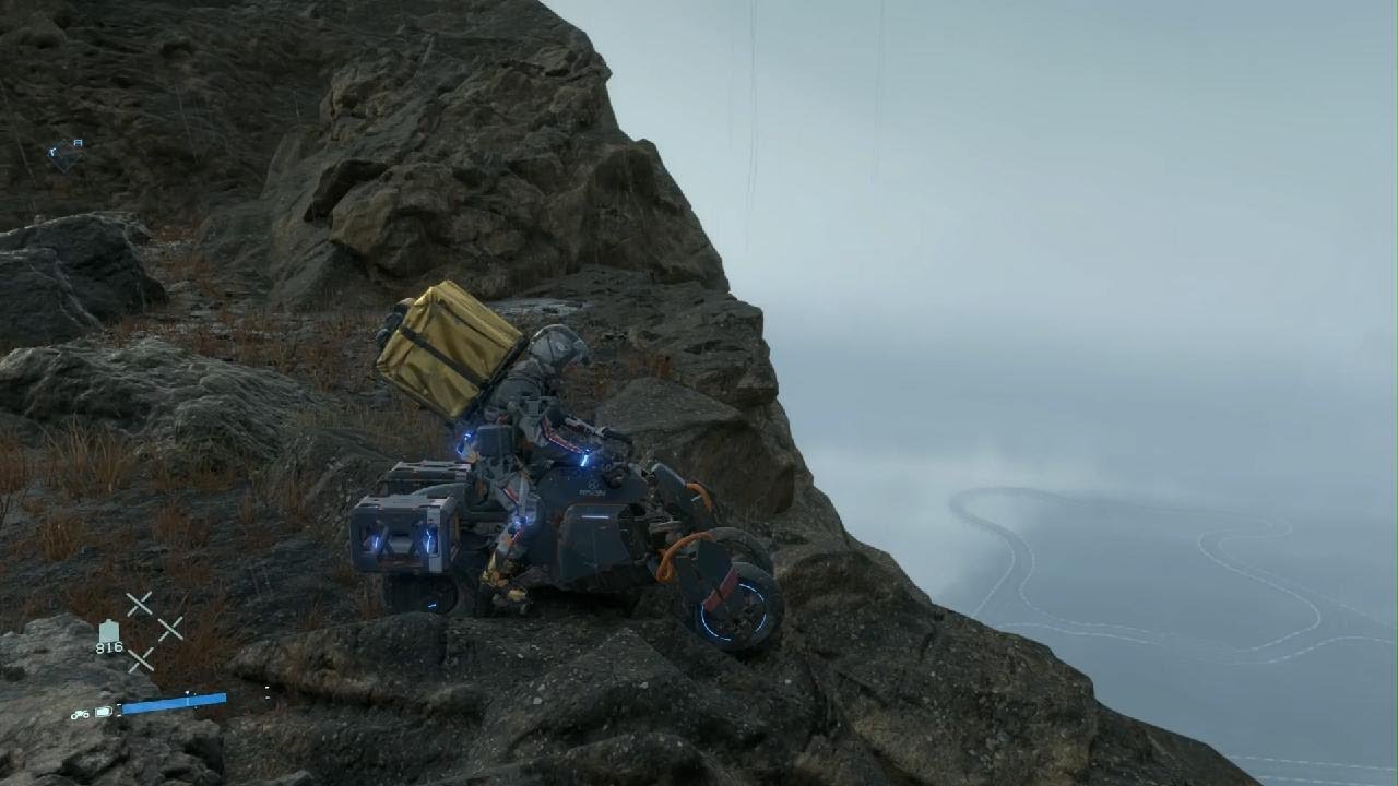 DEATH STRANDING DIRECTOR'S CUT_摩托車去鳥居山頂