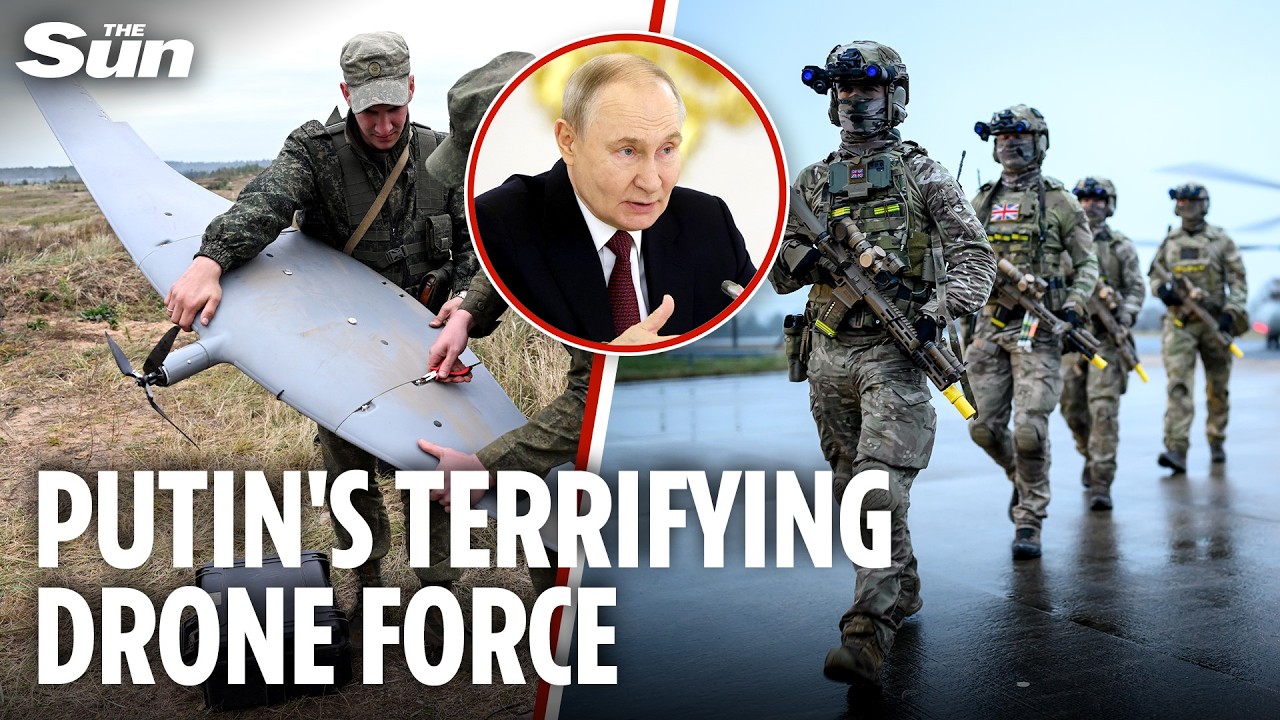 Russia's drone force outnumbers the ENTIRE British Army in blow to UK defences