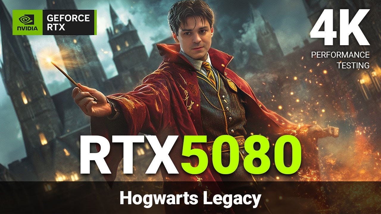 Testing Hogwarts Legacy, Hogsmeade at 4K | RTX 5080 | 2160p Performance Benchmark