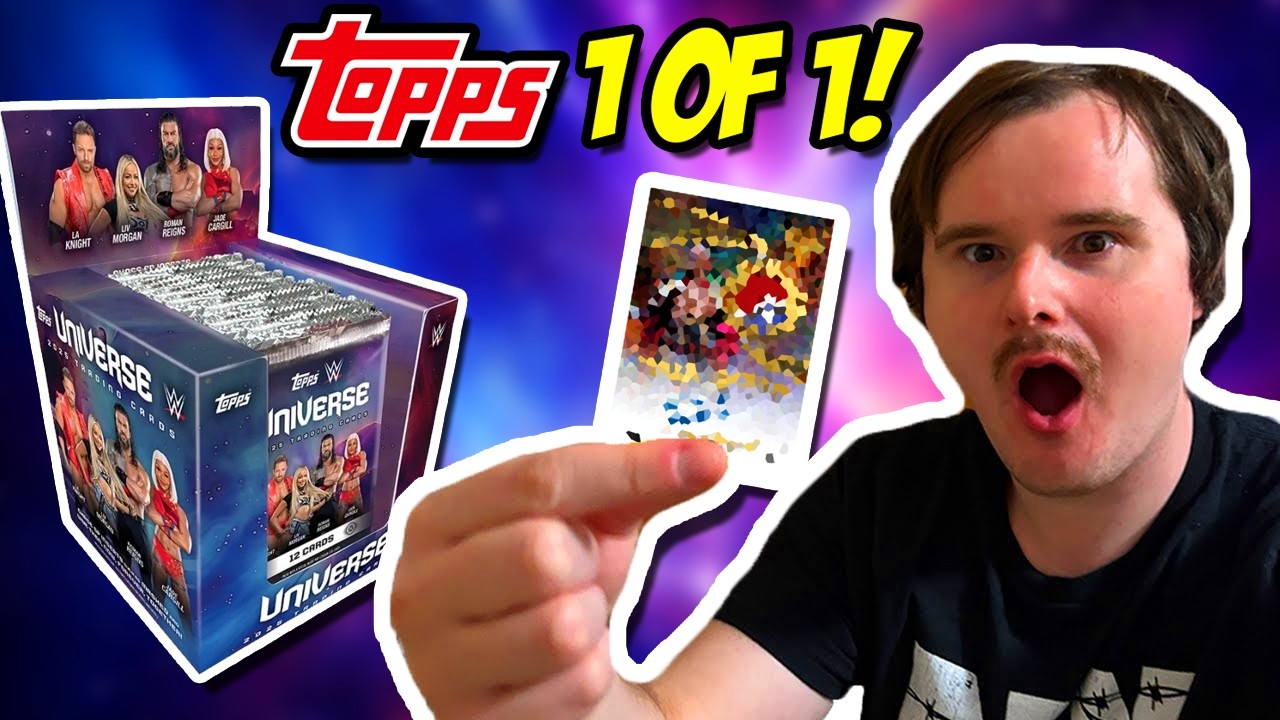 В игре WWE Topps Universe мне выпала уникальная коллекционная карточка с реликвией!