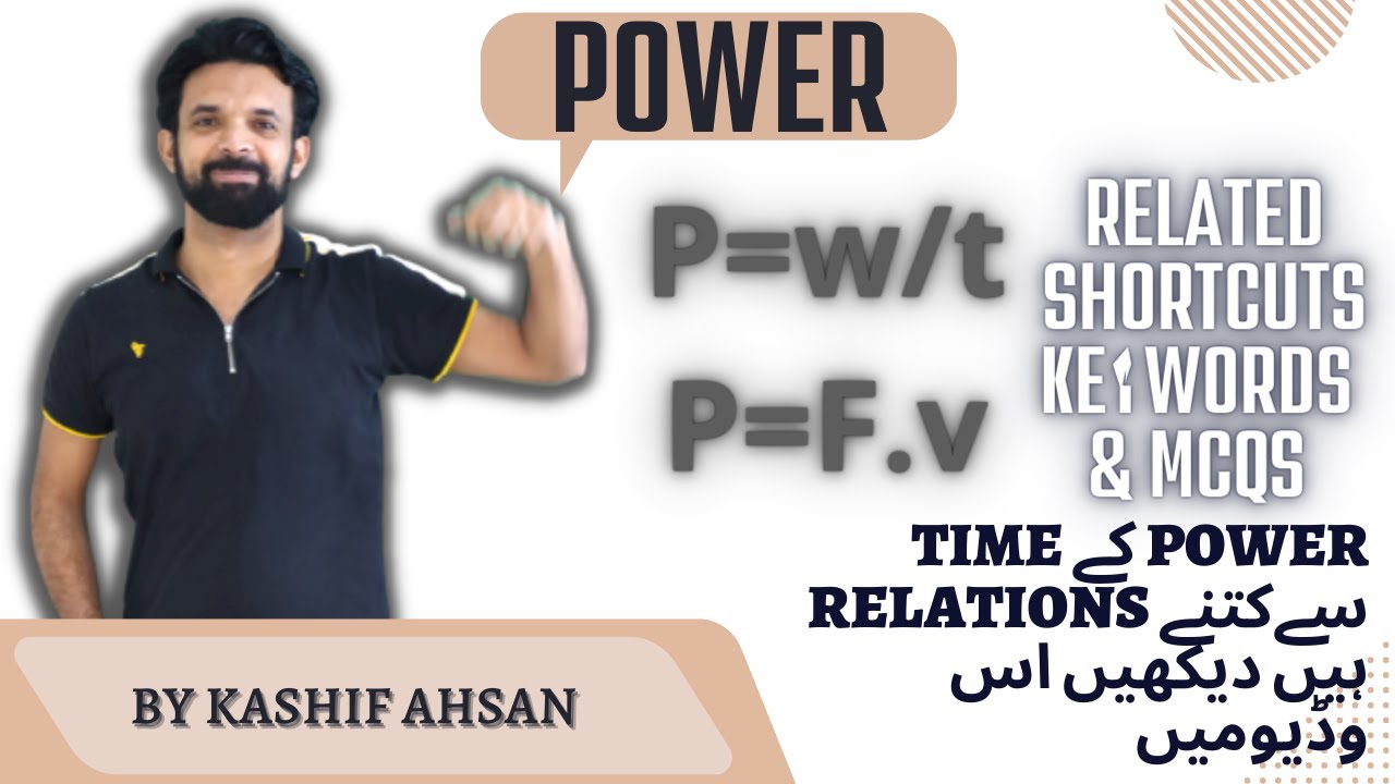Power Complete Topic With Shortcuts Keywords&MCQs |MDCAT|Physics||Unit#2 in Hindi/Urdu|EntryTest