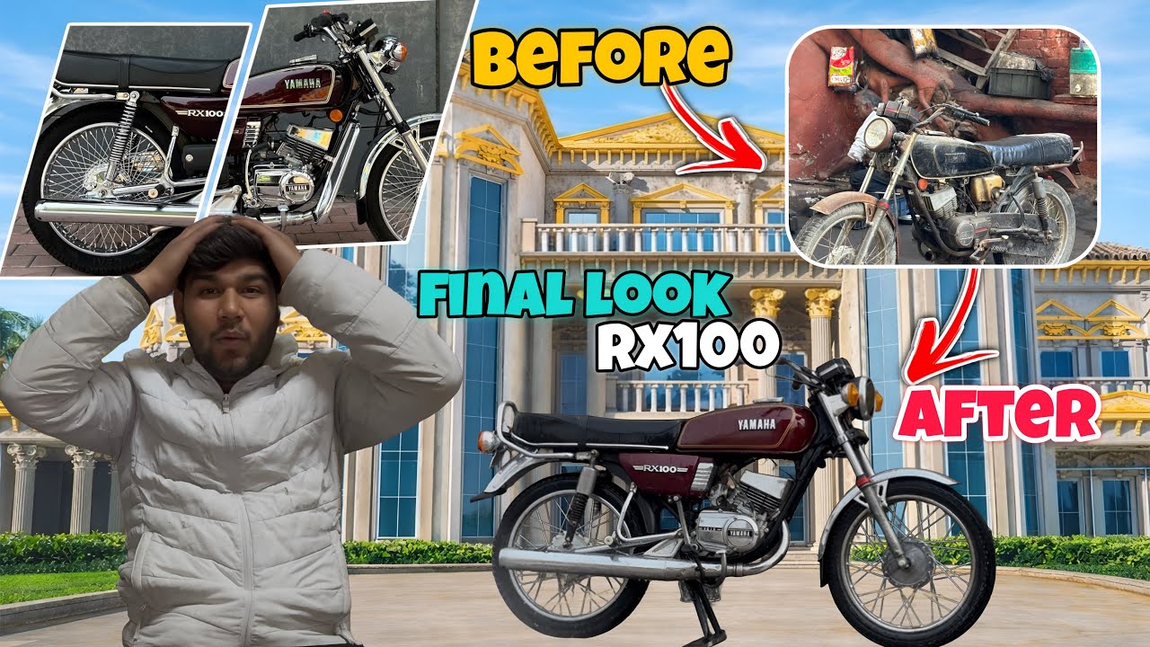 🔥Final look ￼yamaha rx 100🥳