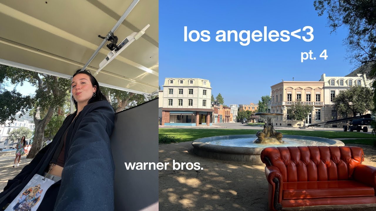 VLOG: un día conmigo en los angeles | warner bros. studio tour & lalaland