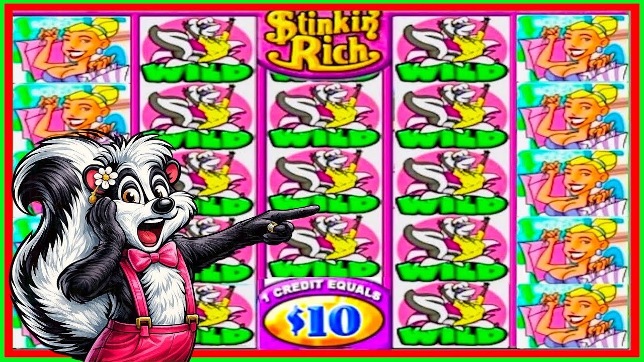 ★★$10,000 BETS★★JACKPOTS★★STINKIN RICH HIGH LIMIT SLOT MACHINE BUENO DINERO MUSEUM SLOTS (IGT)