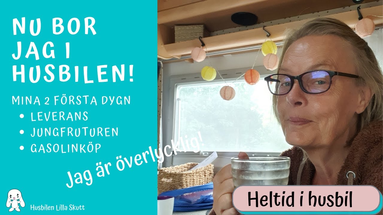 NU BOR JAG I HUSBILEN! Följ med vid leverans till jungfruturen.