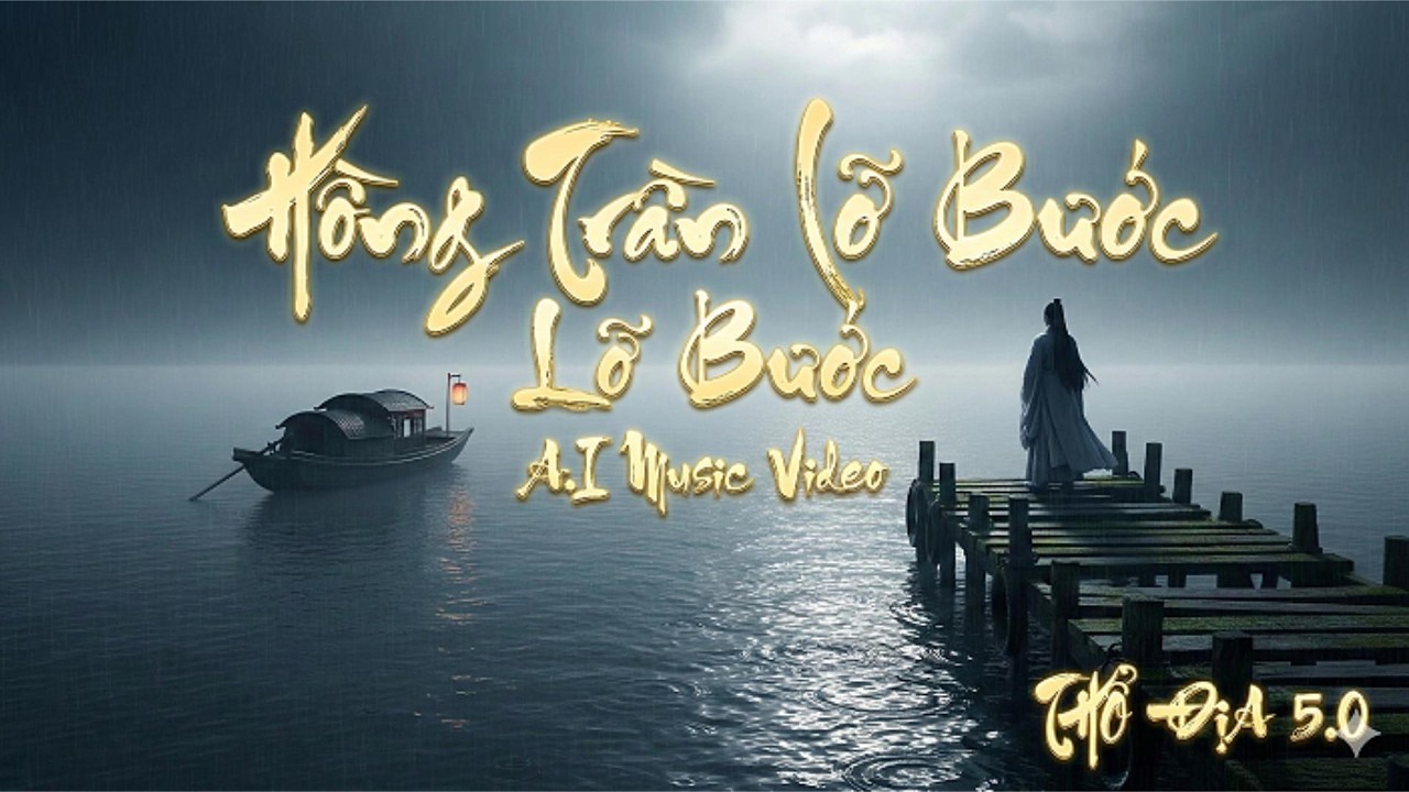 Hồng Trần Lỡ Bước - Thổ Địa 5.0 | Nhạc Cổ Phong Buồn Rơi Nước Mắt (A.I Music Video)
