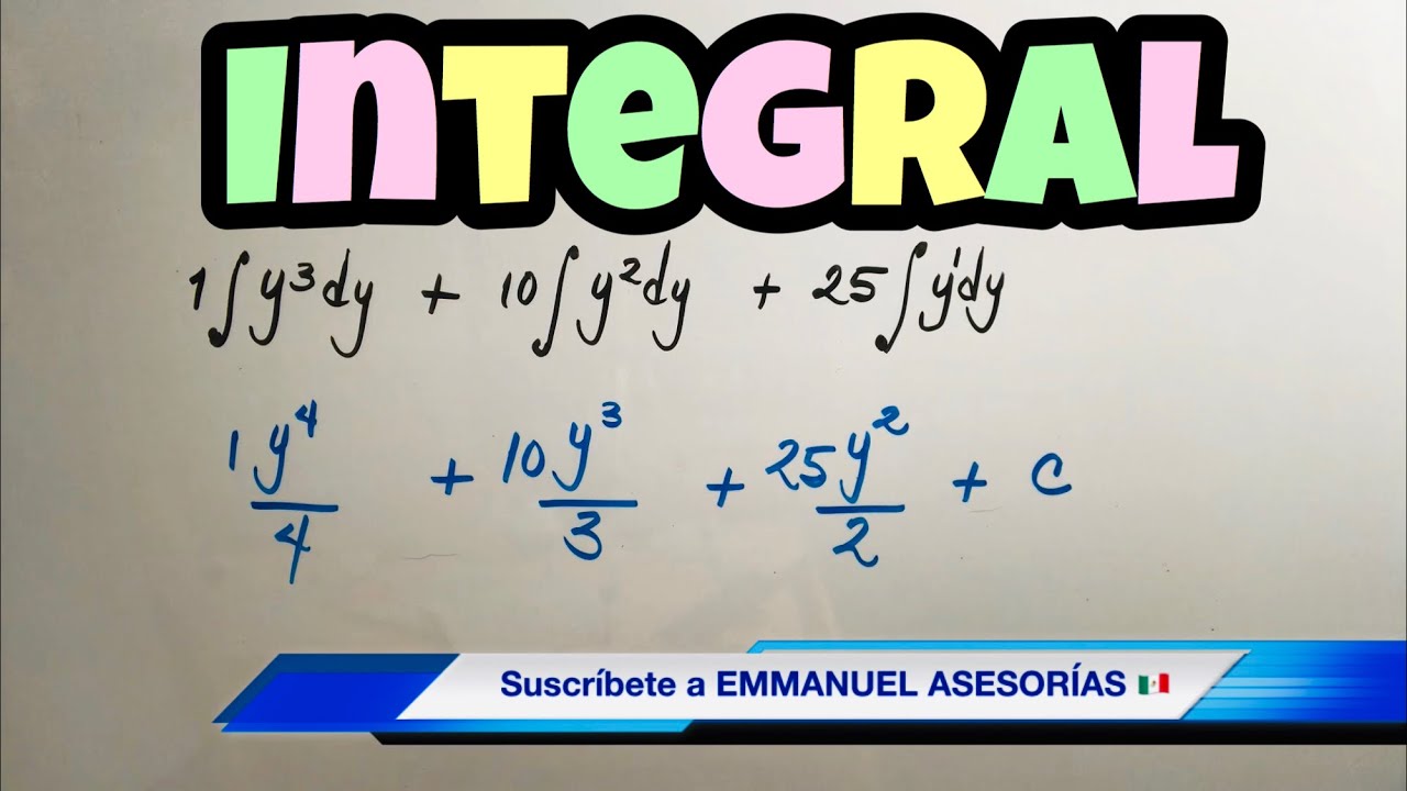 INTEGRALES DIRECTAS (Reglas de INTEGRACI&Oacute;N)