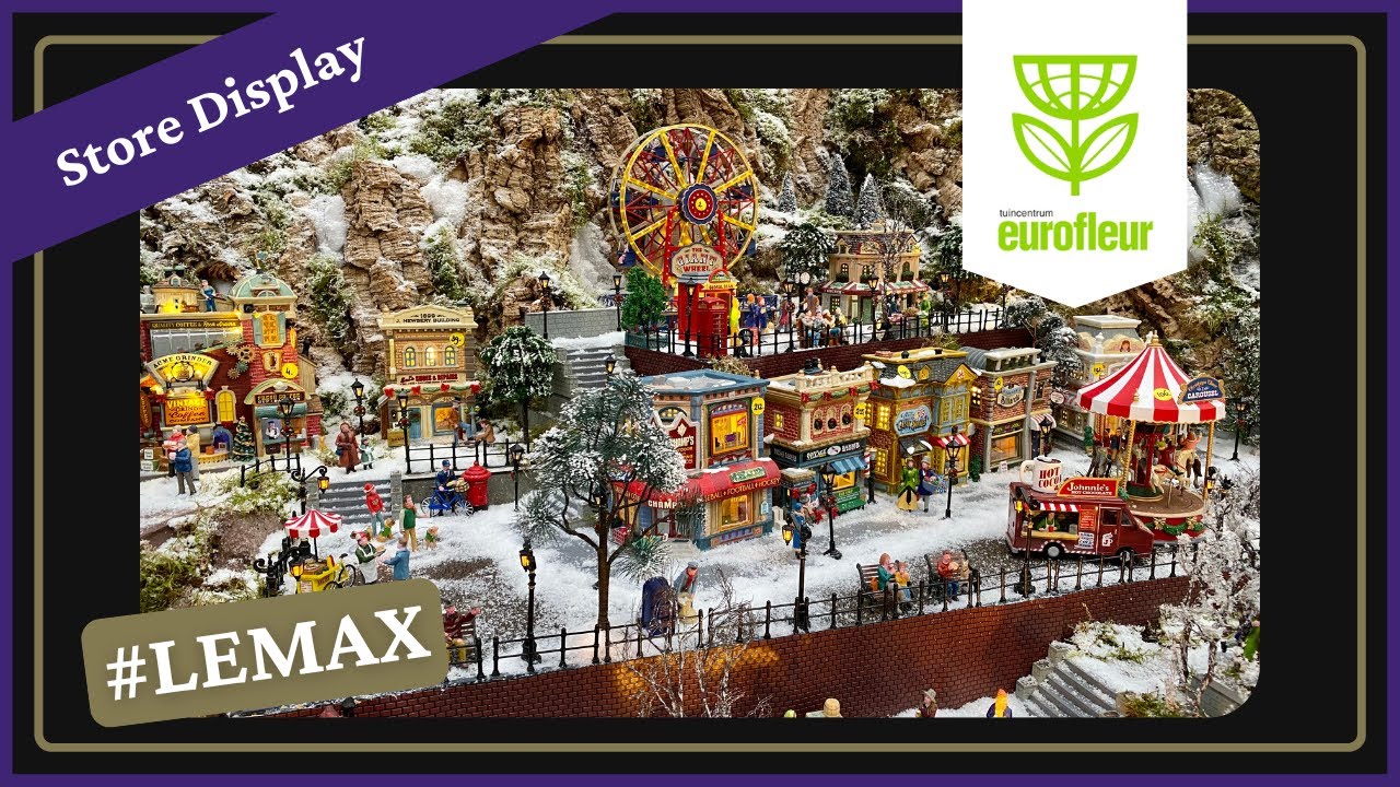 Lemax Christmas Village 2021 Store Display | Eurofleur