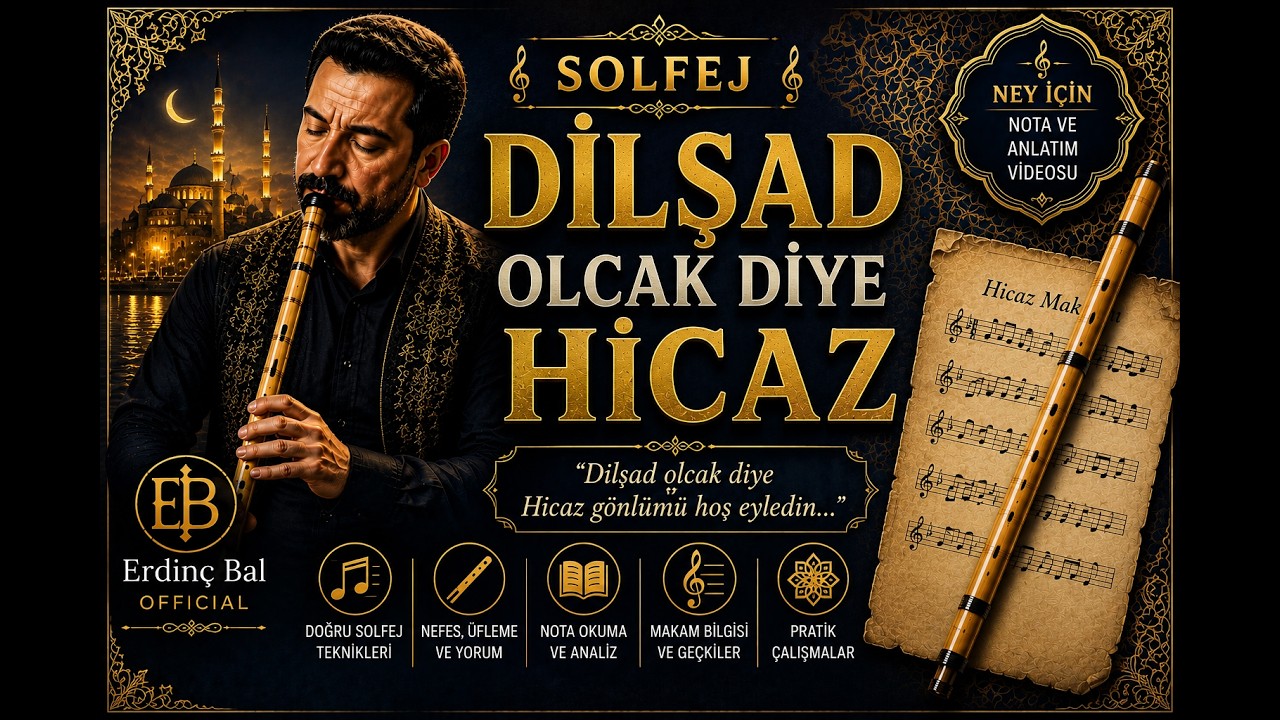 Bu Nota Yazımı Sadece Bu Kanalda / Dilşad Olacak Diye Solfej Hicaz