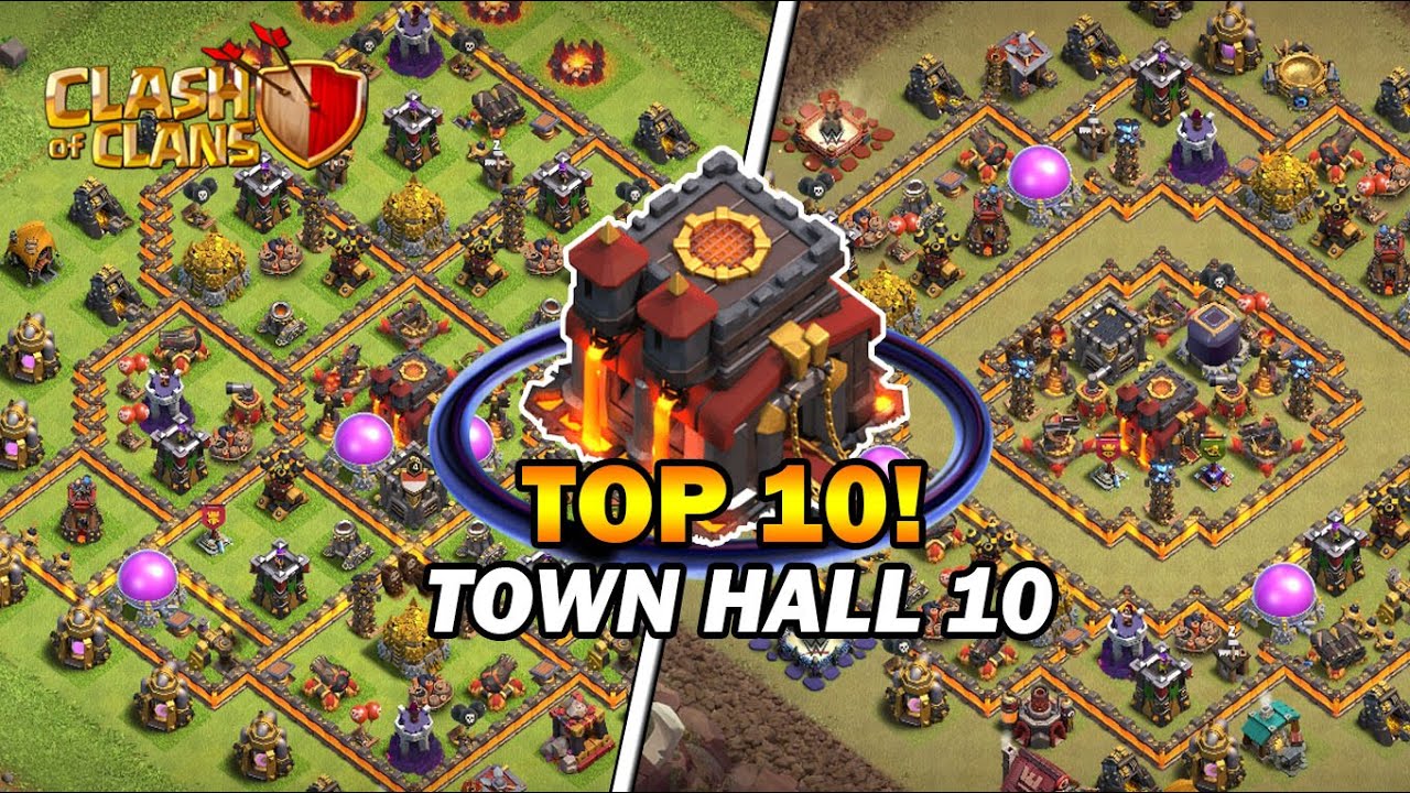 TOP 10! TOWN HALL 10 [TH10] TERKUAT DAN TERBAIK 2025 - Base With Copy Link - Clash Of Clans