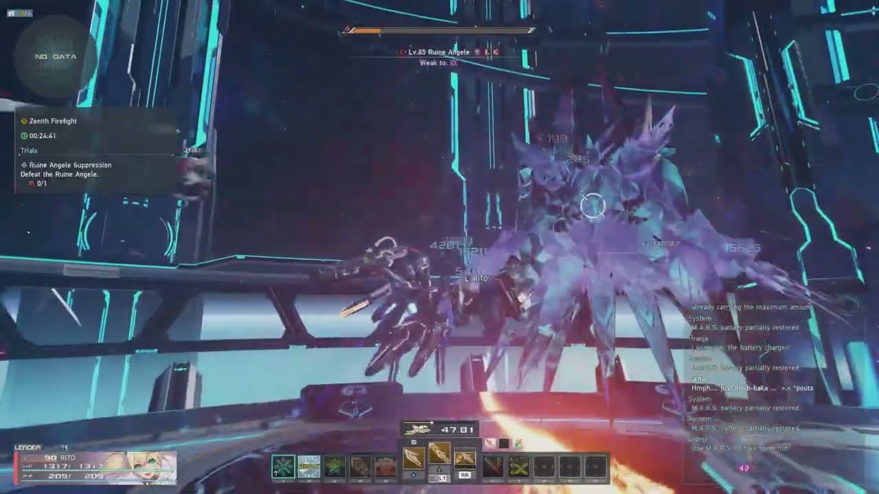 PSO2:NG Theses New M.A.R.S Skills Is Crazy!!!