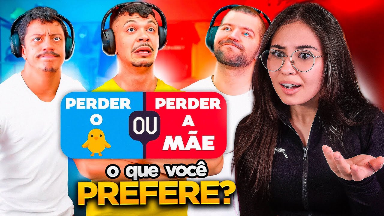 ⚠️ DEBATE: PERDER A MÃE ou PERDER O P4U??? 😱😂 *o que você prefere* l react Canal Canalha