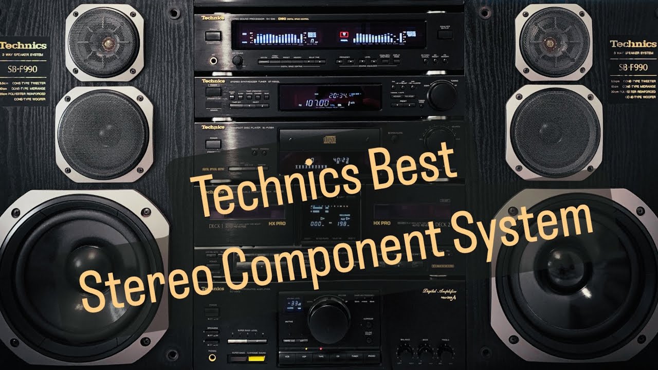 Technics Most Wanted Component Stereo System