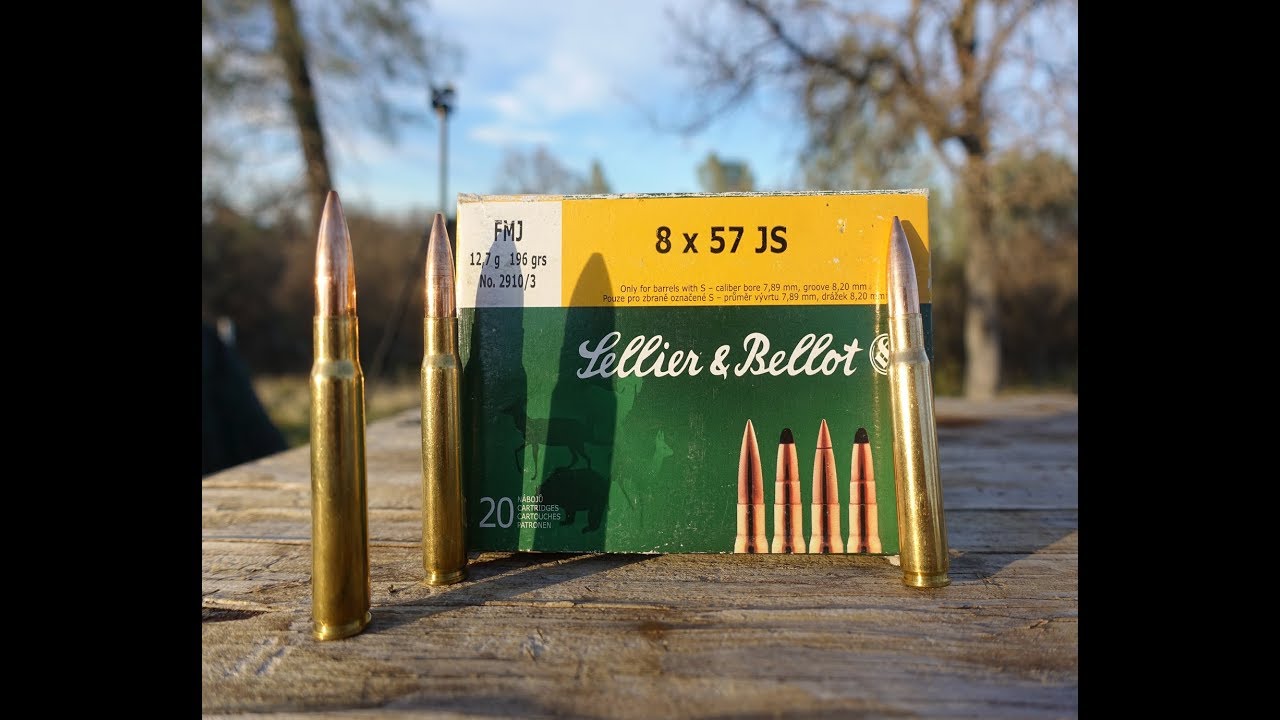 8mm Mauser Sellior and Bellot 196 Grain FMJ Velocity and Accuracy