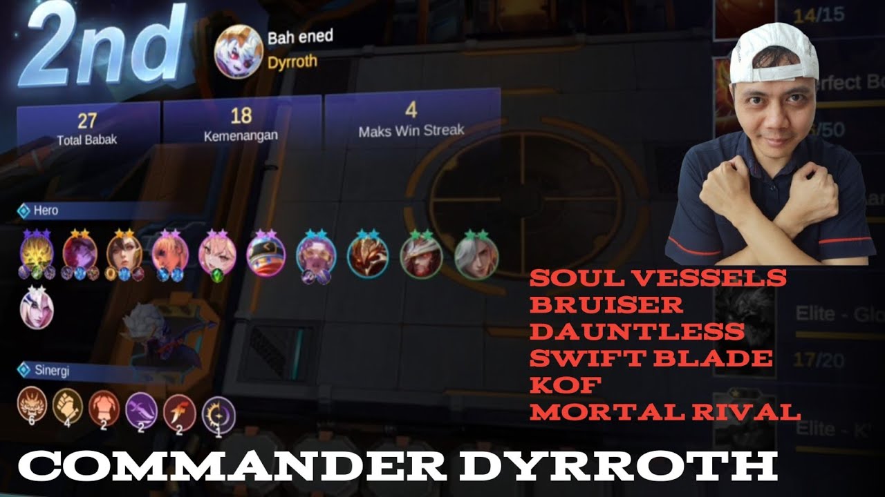 COMMANDER DYRROTH | GA KUAT LAWAN CLOUD LV 3 #mcgg #magicchessgogo 