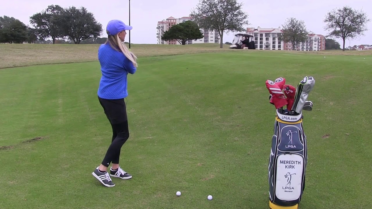 Skill Drills with Meredith Kirk~Establishing a good chipping stance