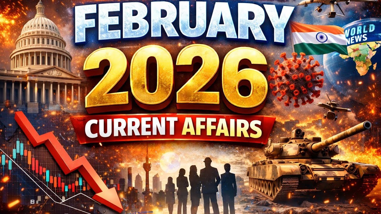February 2026 Current Affairs| GK for CUET | LU | MHCET | Other UG Entrance Exams 