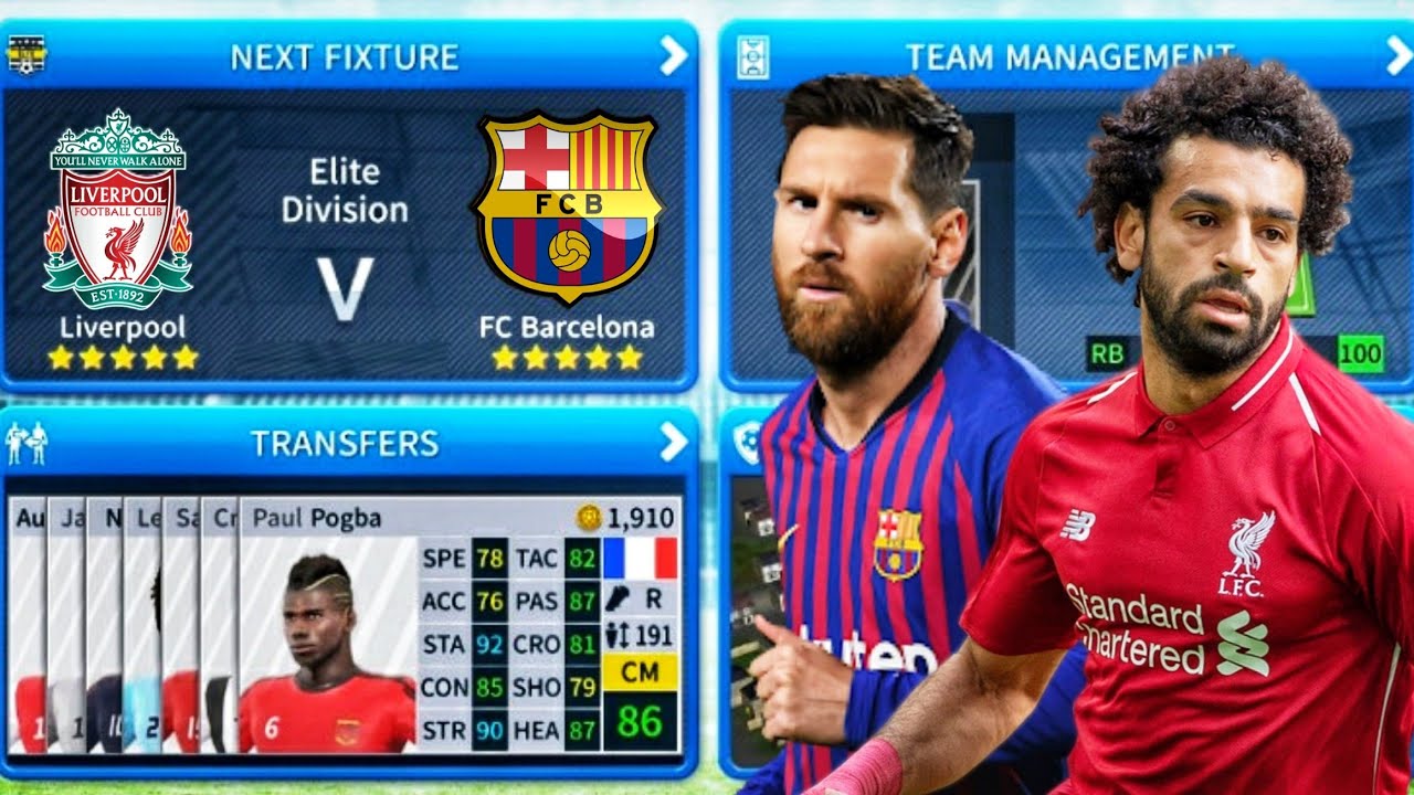 FC Barcelona vs Liverpool | Dream League Soccer 2019 Gameplay