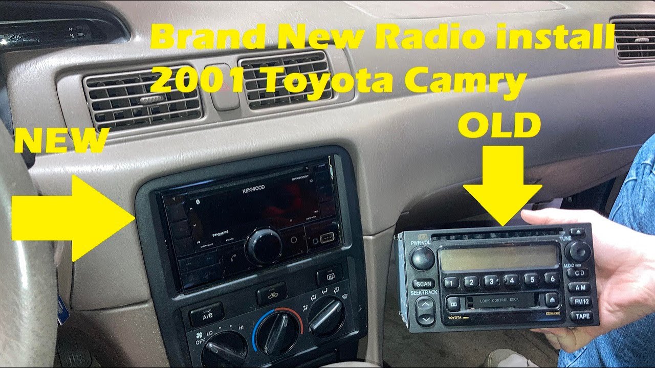2001 Toyota Camry radio replacement (Kenwood)