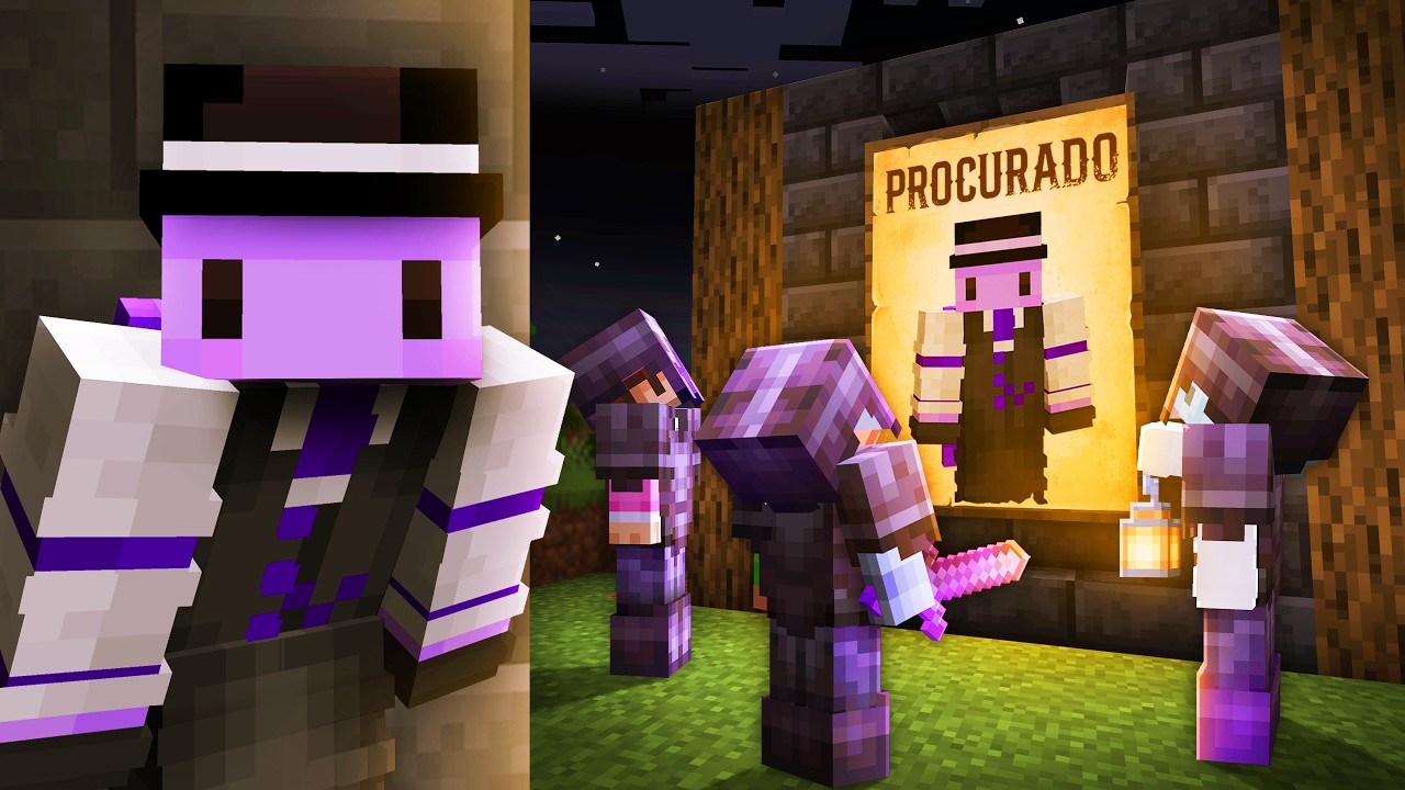 Eu Fui Caçado pelos Jogadores MAIS MISTERIOSOS do Minecraft