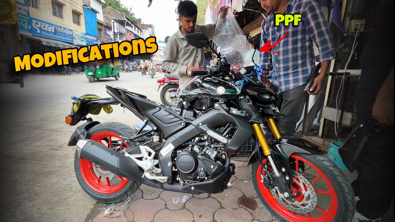 Yamaha Mt-15 PPF & Full Modifications Karwa Lii 🤩 Finally