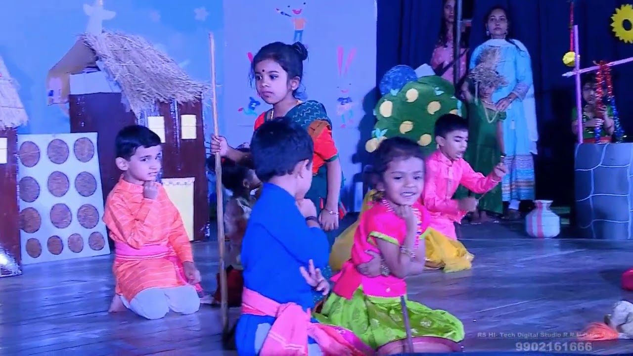 Somanahalli ajji skit by Euro Juniors Eurokids Dattagalli Annual Day 2022-23