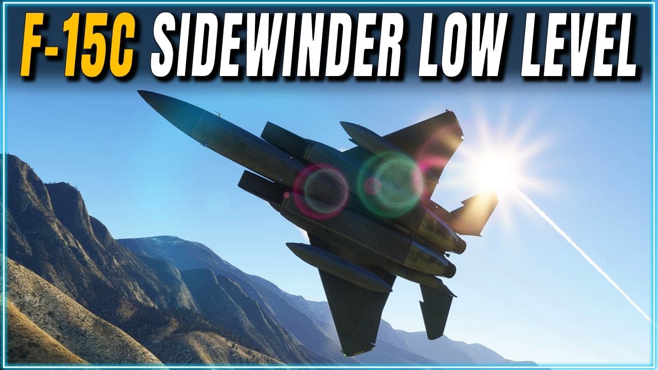 MSFS2020 Military Flight F 15C CA ANG Sidewinder & Star Wars Canyon