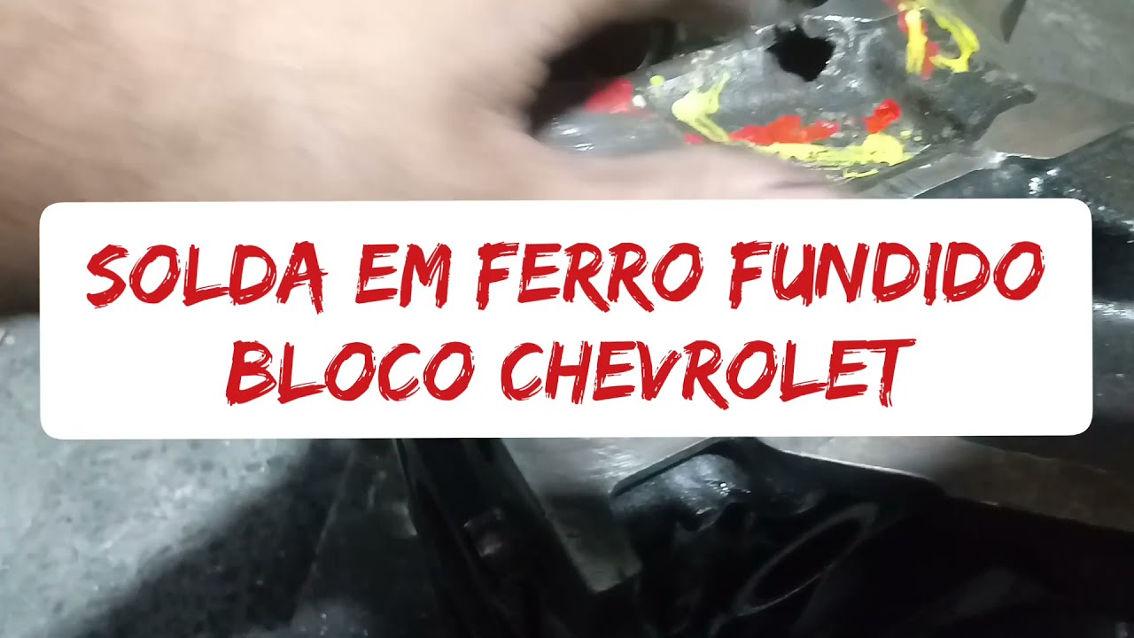 Recuperando bloco de ferro fundido
