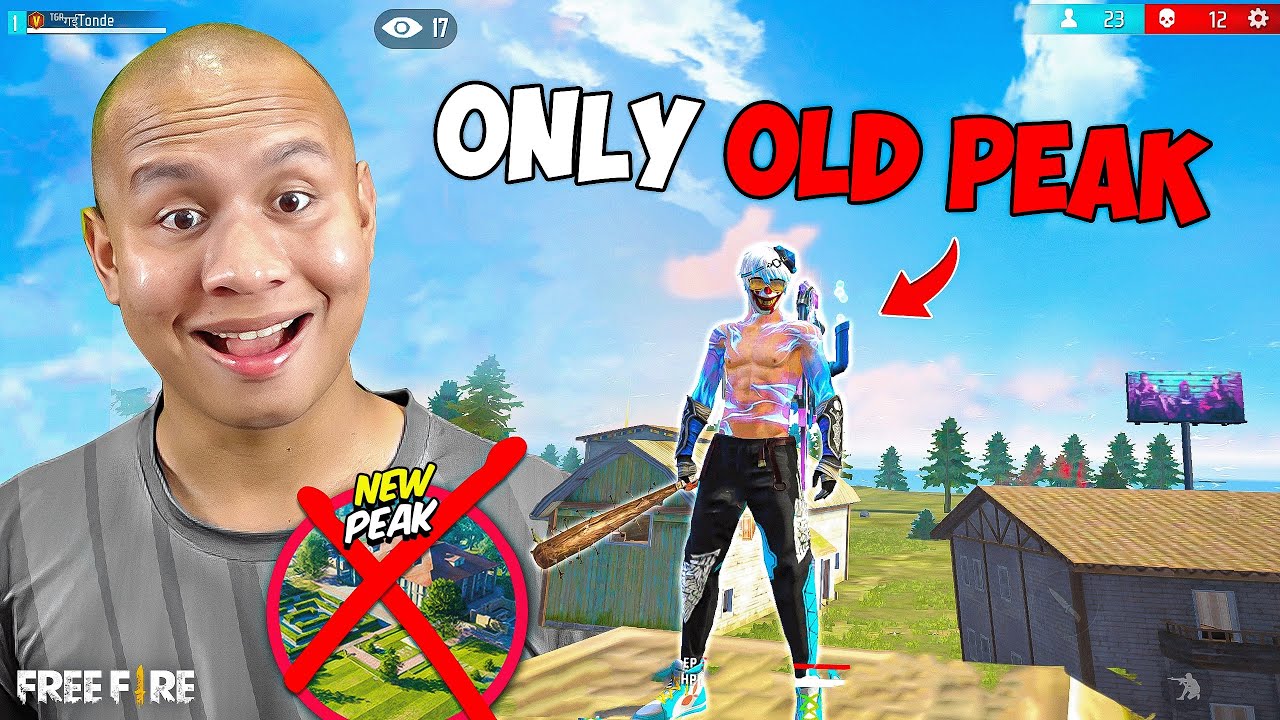 Испытание на урон от Old Peak Only Red в режиме Solo vs Squad 😍 Tonde Gamer - Free Fire Max