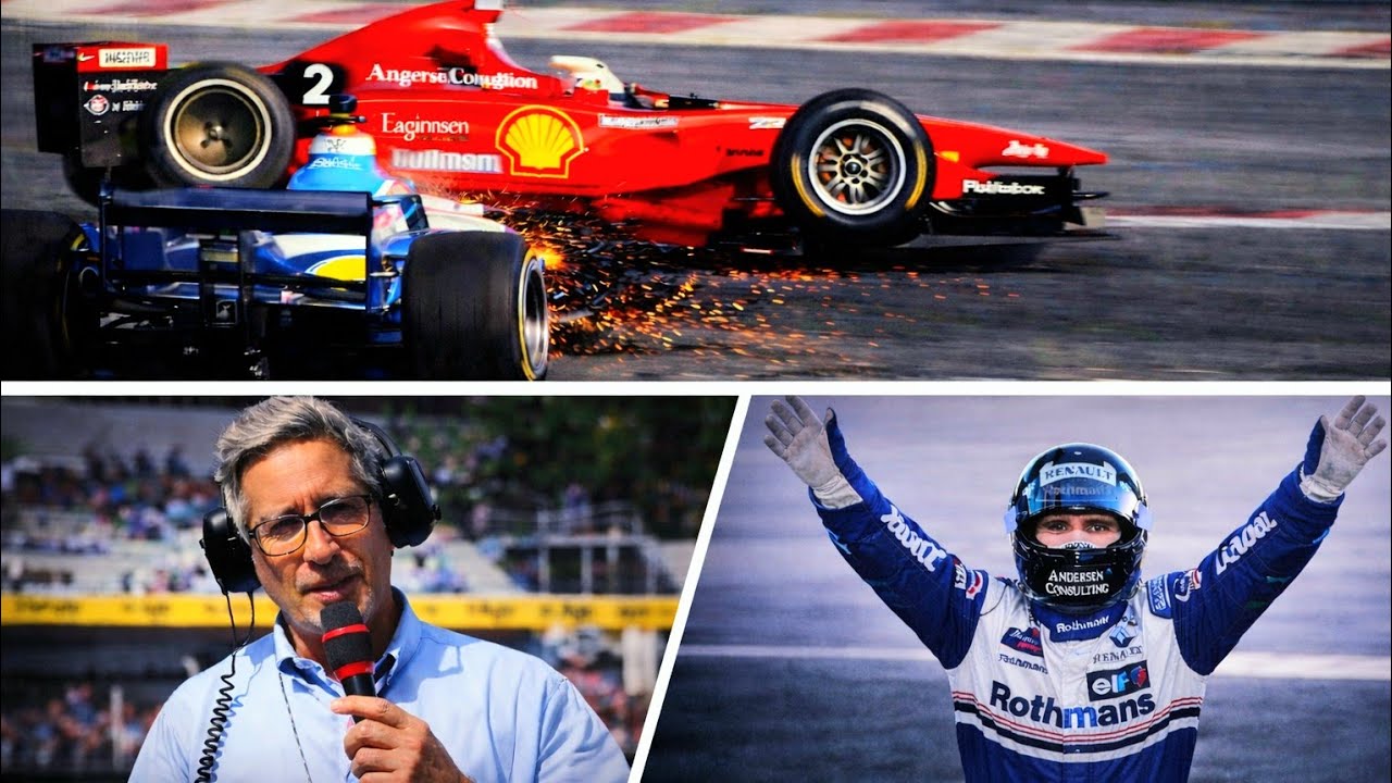 GP Giappone 1996 Mediaset De Adamich ultima telecronaca Damon Hill Mondiale Michael Schumacher