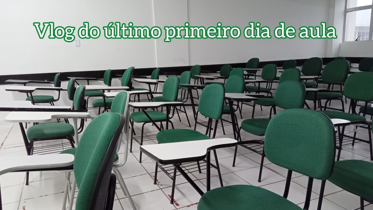 Vlog do meu último primeiro dia de aula da faculdade 