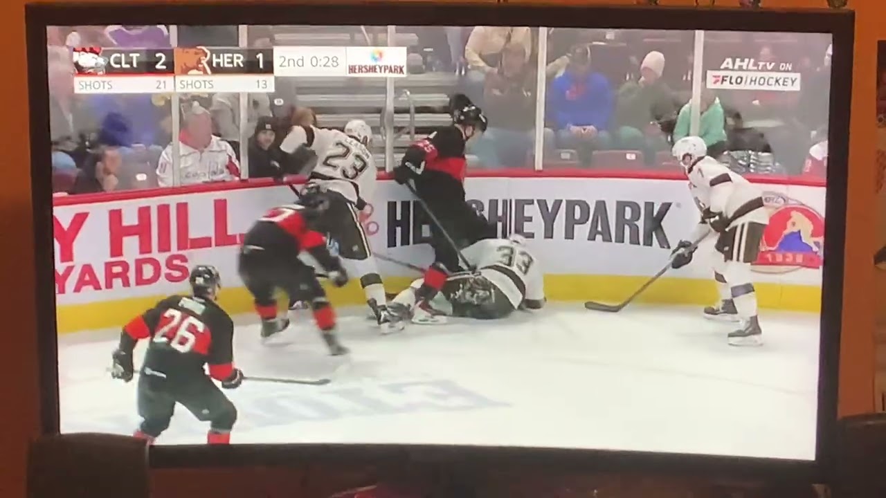 AHL Hershey bears vs charlotte checkers hockey vlog home 