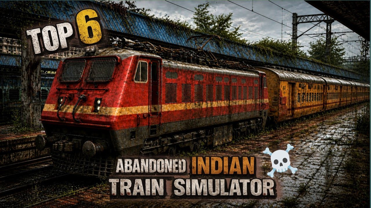 TOP 6 ABANDONED INDIAN TRAIN SIMULATOR🤬 | REMOVE FROM PLAY STORE❌ | DEAD GAME☠️ | ISHU K TECH