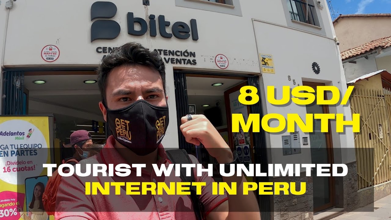 TOURIST IN PERU with UNLIMITED INTERNET FOR ONLY 8.00 USD